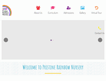 Tablet Screenshot of pristinerainbow.com